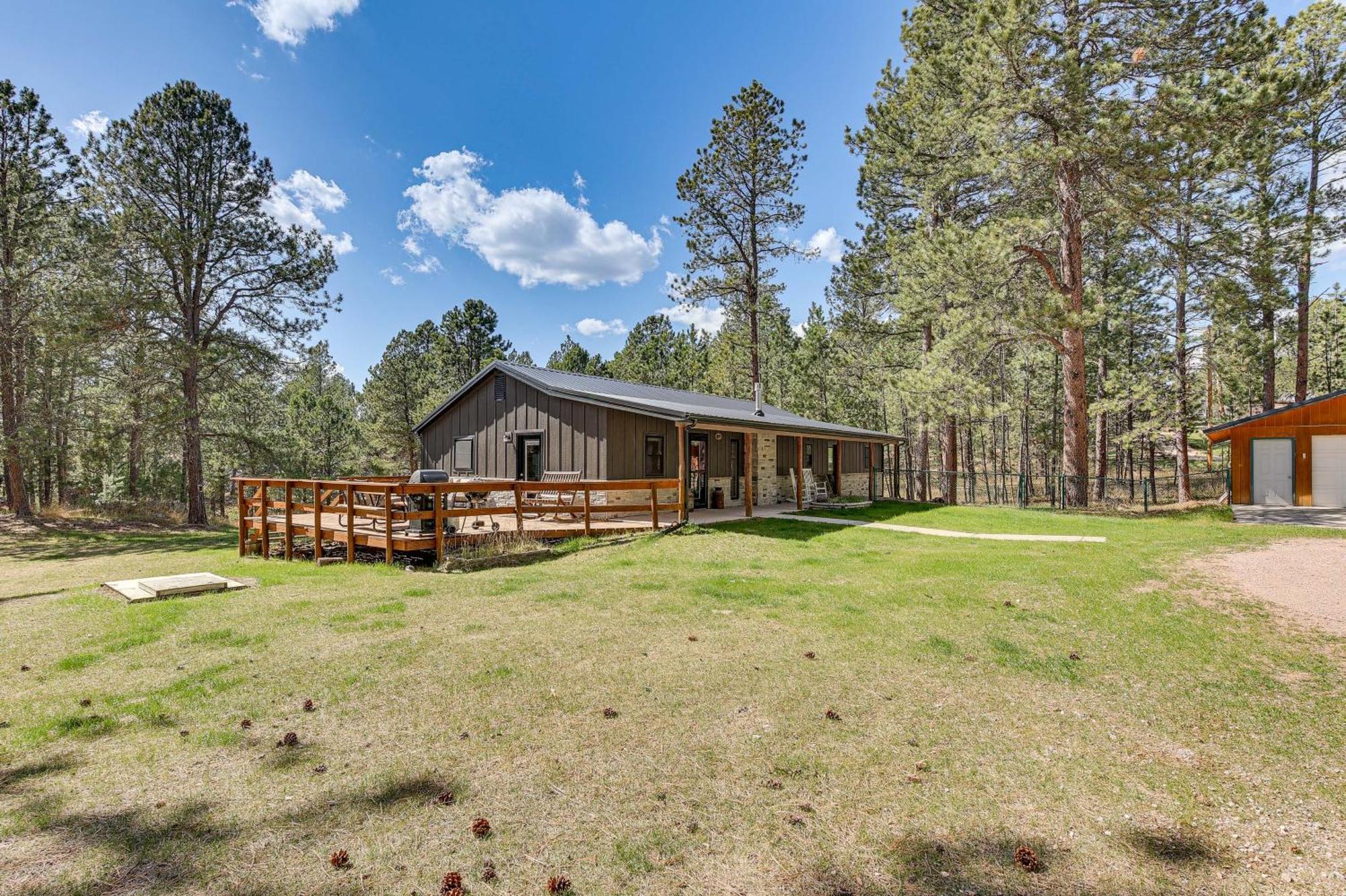 Private Black Hills Home With Corral Horses Welcome Custer Luaran gambar